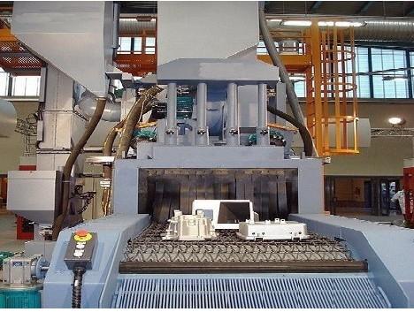 網帶式拋丸機 網帶通過式拋丸機